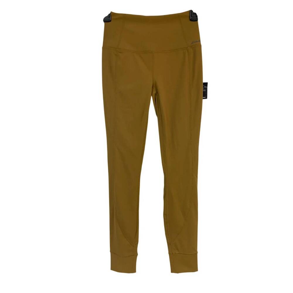 NEW EDDIE BAUER women's mid rise guide trex compression leggings in antique bron